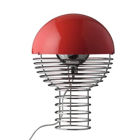 VP Wire Bordlampe, Rød Ø30 