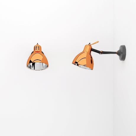 Luxy H0 Væg/loftlampe Blank Kobber